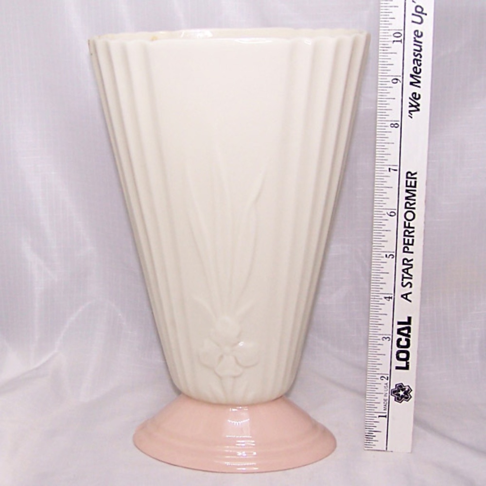 VTG -  Lenox Floral Pink Vase - Picture 9 of 11